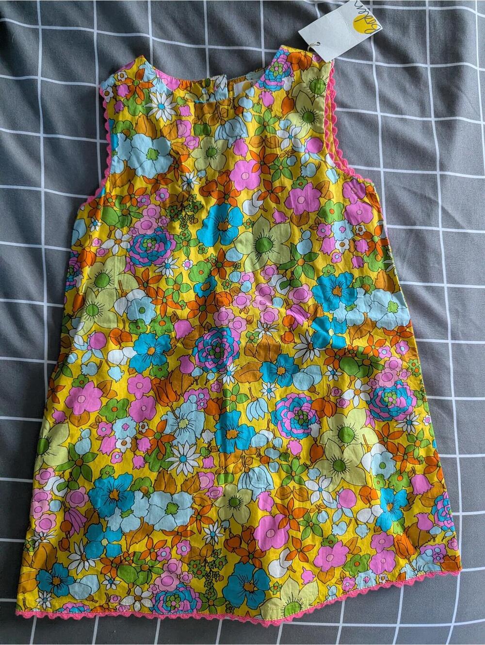 Boden retro floral dress